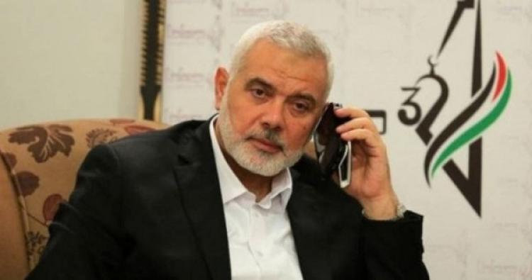 هنية يُجري اتصالاً مع الرئيس اللبناني لاستعراض العدوان على غزة