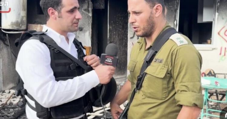 تصريحات زائفة لضابط إسرائيلي يزعم أن حماس قتلت أطفالًا وعلقتهم على حبال الغسيل