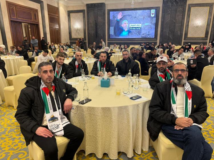 حماس تقيم حفل استقبال للأسرى المحررين المبعدين خارج فلسطين
